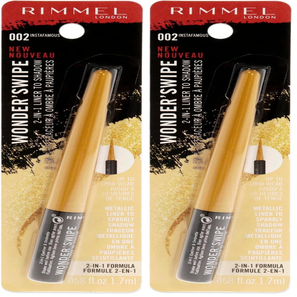 Rimmel Magnif', Instafamous (Pack of 2)