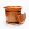 SEVEEZ Footbath,Wooden Foot Basin, Cedar Foot Bath Barrel,Footbath Wooden Foot Washing Tub Thicken Solid Wood Pedicure Barrel,Pedicure Bowl Spa Massage Foot Spa Bath Massager view 1
