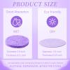 Sieral 120pcs Compressed Facial Sponges Disposable Natural Face Sponges Round Soft Pads with Container for Washing Face Cleansing Exfoliating Esthetician Makeup Removal Travel(Purple) view 3