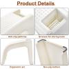 Hedume 2 Pack Shower Foot Rest, Easy Pedicure Foot Rest Stand, Shower Foot Stool for Shaving Legs, Bathing, Manicure, Non-Slip, Built-in Storage view 2