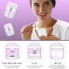 Pinkunn 8 Pcs Empty Airless Pump Jar Refillable Cosmetic Container Airless Pump Bottles Portable Travel Dispenser Leakproof Vacuum Bottle Moisturizer Container for Creams Gels Lotions(1 oz) view 4