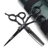 5/5.5/6 Professional Barber Set, with sharp blades that are easy to trim, suitable for hairdressers and hair salons (6-inch -2pc-B) view 1