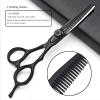 5/5.5/6 Professional Barber Set, with sharp blades that are easy to trim, suitable for hairdressers and hair salons (6-inch -2pc-B) view 4