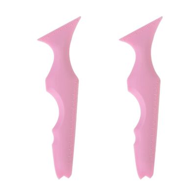 Eyelash Applicator Tool 2Pcs Eyeliner Stencils 5 In1 Eyeliner Stencils Silicone Winged Tip Eyeliner Aid Eyebrow Pencil Stencil for Beginners Makeup Tools Travel Makeup