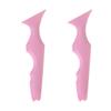 Eyelash Applicator Tool 2Pcs Eyeliner Stencils 5 In1 Eyeliner Stencils Silicone Winged Tip Eyeliner Aid Eyebrow Pencil Stencil for Beginners Makeup Tools Travel Makeup view 1