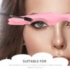 Eyelash Applicator Tool 2Pcs Eyeliner Stencils 5 In1 Eyeliner Stencils Silicone Winged Tip Eyeliner Aid Eyebrow Pencil Stencil for Beginners Makeup Tools Travel Makeup view 3