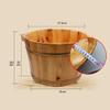 SEVEEZ Foot Bath, Pedicure Bathtub, Household Foot Bath Barrel, Pedicure Bowl, Health Gift for Middle and Old Aged view 2