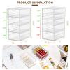 Acrylic Desk Organizers And Accessories With 13 Drawers, Office Desktop Drawers, Plastic Makeup Organizer Containers Bins With Drawers Desk Organization, Bathroom Organizers Storage Case Box Cube view 2