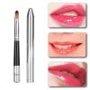 2pcs Retr ct ble Lip Brush Set with Ernomic ing Design & Single He d luminium Tube for E sy Cle ning & Lipstick pplic tion view 4