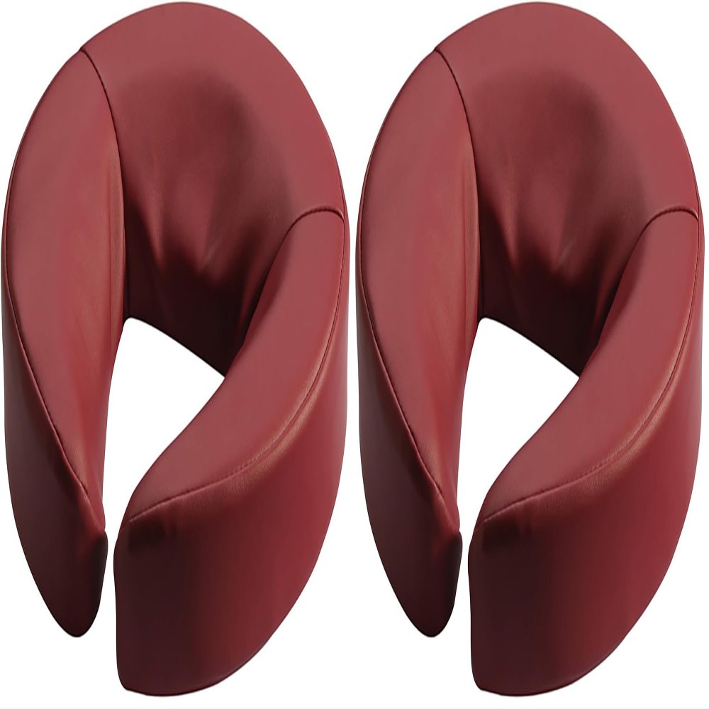 Master Massage Universal Face Cushion/face Pillow for Massage Table-burgundy, 1count (Pack of 2)