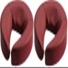 Master Massage Universal Face Cushion/face Pillow for Massage Table-burgundy, 1count (Pack of 2) view 1