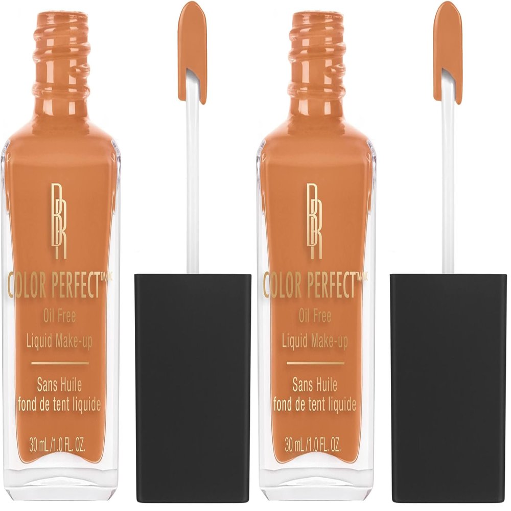 Black Radiance Color Perfect Liquid Full Coverage Foundation Makeup, Clove, 1 Ounce (Pack of 2)