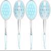 Conair Scalp Massager and Detangling Brush, Ideal for Use on Wet Hair, Clear Light Blue, 1 Count (Pack of 2) view 1