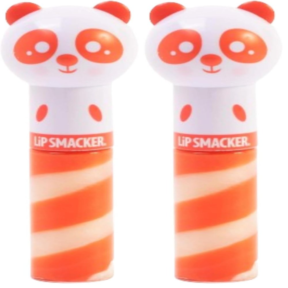 Lip Smacker Lippy pal swirl lip gloss, Panda - Paws-Itively Peachy, 0.14 Ounce (Pack of 2)