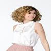Alanna Wig Color 12FS12 Malibu Blonde - Jon Renau Wigs 9.5" Curly Short Synthetic Smart Lace Front Monofilament Part Women's Medium Length Curls Average Cap Bundle MaxWigs Booklet, Comb view 1