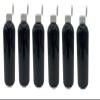 Natural Farms 12 oz Black Cosmo BPA FREE Bottles - 6 Pack Empty Refillable Containers - Essential Oils Cleaning Products - Aromatherapy | White Snap Cap- Made in the USA view 1