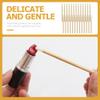 500 Pcs Wooden Lip Brush Lip Gloss Applicator Makeup Eyeshadow Lip Wands Disposable Lipstick Wands Applicator Lip Gloss Mascara Applicator for Makeup Lip Mask Brush Bamboo view 4