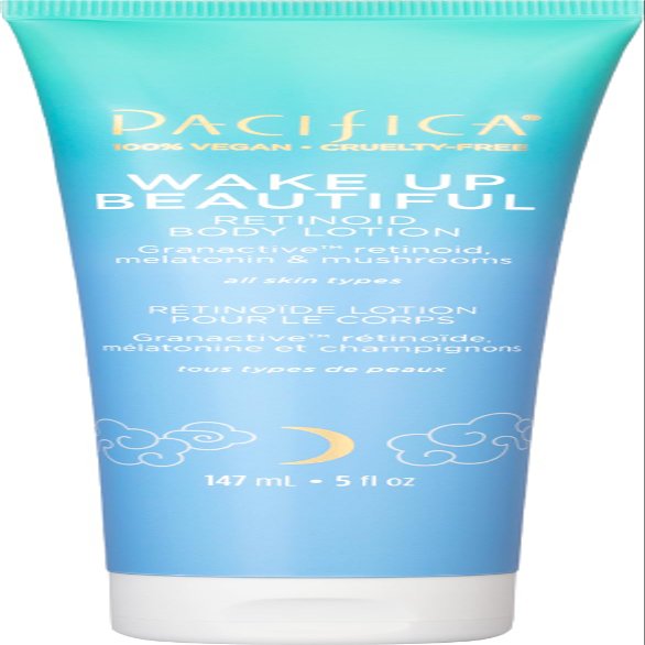 Pacifica Body Lotion Retinol Cream -Wake Up Beautiful Retinoid Renewing for Skin Elasticity Hydration & Plumpness - for Anti-Aging Fine Lines & Dry Skin Clean Vegan & Cruelty-Free Dermatologist Tested