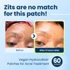 CLEAN SKIN CLUB 60 Invisible Vegan Pimple Patches, Derma Dot Hydrocolloid for Covering Zits, Blackhead, Blemish, Absorbing Face Cover Sticker, Skincare Treatment, Non Toxic Ingredients view 3