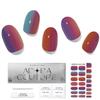Adora Couture Semi Cured Gel Nail Strips  Tie Dye  30 Pieces UV Gel Nail Wrap Kit with Prep Pads, File & Wooden Stick  Salon Quality Semi Cured Stickers  UV Light Required view 1
