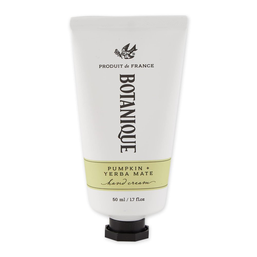 Pre de Provence Boutanique Small Batch Hand Cream Enriched with Shea Butter, Sweet Almond Oil, Minerals & Antioxidants, 50 Gram, Pumpkin & Yerba Mate