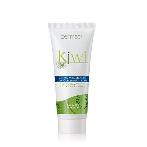 Zermat, Hand Cream with Glycerin, Kiwi, Moisturizer and Softens the Skin, Crema para manos con glicerina kiwi. 2.82 Fl, Oz.