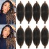 12 Inch Springy Afro Twist Hair 8 Packs Marley Twist Braiding Hair Pre-fluffed Spring Twist Hair Kinky Hair Afro Twist Hair Marley Hair for Faux Locs (12 Inch (Pack of 8), T27# Marley Twist) view 1