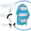 Custom Barber Cape Personalized Hair Cutting Capes Add Your Image Text Salon Haircut Cape Hairdressing Apron for Home Salon and Barbershop (39 x 47 Inch) view 4