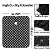 COWDIY Custom Barber Cape Personalized Hair Cutting Capes Add Your Image Text Salon Haircut Cape Hairdressing Apron for Home Salon and Barbershop (55 x 66 Inch) view 3