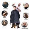 COWDIY Custom Barber Cape Personalized Hair Cutting Capes Add Your Image Text Salon Haircut Cape Hairdressing Apron for Home Salon and Barbershop (55 x 66 Inch) view 4