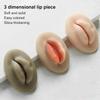 9Pcs 3D Silicone Fake Lips for Makeup Practice, Soft Silicone Lips Tattoo Practice Skins Training for Permanent Makeup view 4