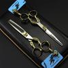 6.0 Inch Retro Style Hair Cutting Scissors, Japan 440C Hair Cutting Scissors Set, Hair Cutting Scissors Thinning Shear Set, Comfortable And Light, Free Scissors Pack, for The Salon Only view 2