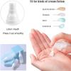 6PCS 50ml/1.6oz Empty Frosted Clear Airless Cosmetic Lotion Pump Bottles Refillable Travel Makeup Cream Foundation Container Dispenser Storage Vials for Liquid foundation Essential oil Shampoo view 3