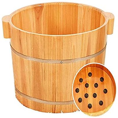FEHUN Foot Spas for Home Use 40Cm Height Footbath with Lid, Pedicure Tub, Portable Foot Bath Bowl, Household Foot Bath Barrel,C Foot Bath Barrel (Color : C)