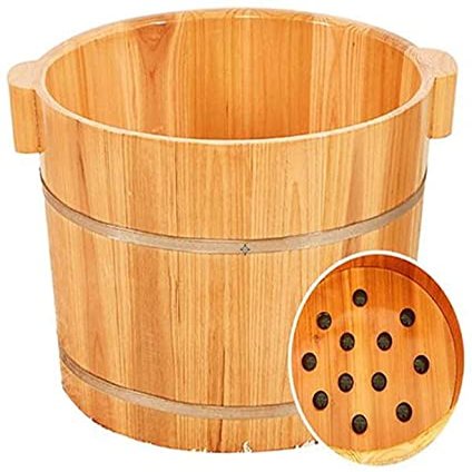 FEHUN Foot Spas for Home Use 40Cm Height Footbath with Lid, Pedicure Tub, Portable Foot Bath Bowl, Household Foot Bath Barrel,C Foot Bath Barrel (Color : C)