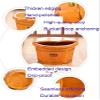 Foot Spas for Home Use Spa Massage Pedicure Tub with Lid, Solid Wood Natural Thicken Foot Basin, with Lid with Massager Foot Bath Barrel, Wooden Bucket Foot Spa Tub,B Foot Bath Barrel ( Color : A ) view 2