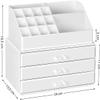 EKAYG Jewellery Box Cosmetic Storage Box Cosmetic Storage Box and Cosmetic Storage Box in Acrylic Drawer (White ) view 3