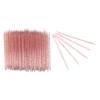 100Pcs Plastic Cuticle Pusher, Double End Use Bevel Angle and Pointed Cuticle Pusher Bulk, Multifunctional Practical Nail Cuticle Pusher, for Clean Stratum Corneum(Red) view 1