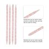 100Pcs Plastic Cuticle Pusher, Double End Use Bevel Angle and Pointed Cuticle Pusher Bulk, Multifunctional Practical Nail Cuticle Pusher, for Clean Stratum Corneum(Red) view 2