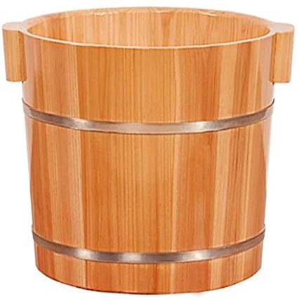FEHUN Foot Spas for Home Use 40Cm Height Footbath with Lid, Pedicure Tub, Portable Foot Bath Bowl, Household Foot Bath Barrel,C Foot Bath Barrel (Color : A)