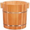 FEHUN Foot Spas for Home Use 40Cm Height Footbath with Lid, Pedicure Tub, Portable Foot Bath Bowl, Household Foot Bath Barrel,C Foot Bath Barrel (Color : A) view 1