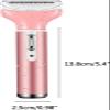 LIPPSY Electric Razor for Women, IPX7 Waterproof,4 in 1 Women's Electric Shaver, Rechargeable Epilator Lady Hair Painless Shaver for Bikini Area/Nose/Armpit/Eyebrow/Facial view 4