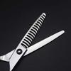 Hair Cutting Scissors, 6inch japan 440c steel 16 teeth cut hair salon scissors cutting barber Thinning shears set hairdressing scissors ( Color : Set ) view 3