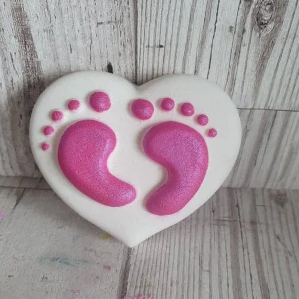Baby Feet Bath Bomb - Pink