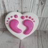 Baby Feet Bath Bomb - Pink view 1