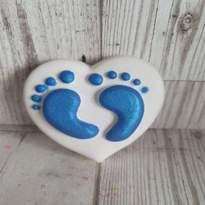 Baby Feet Bath Bomb - Blue