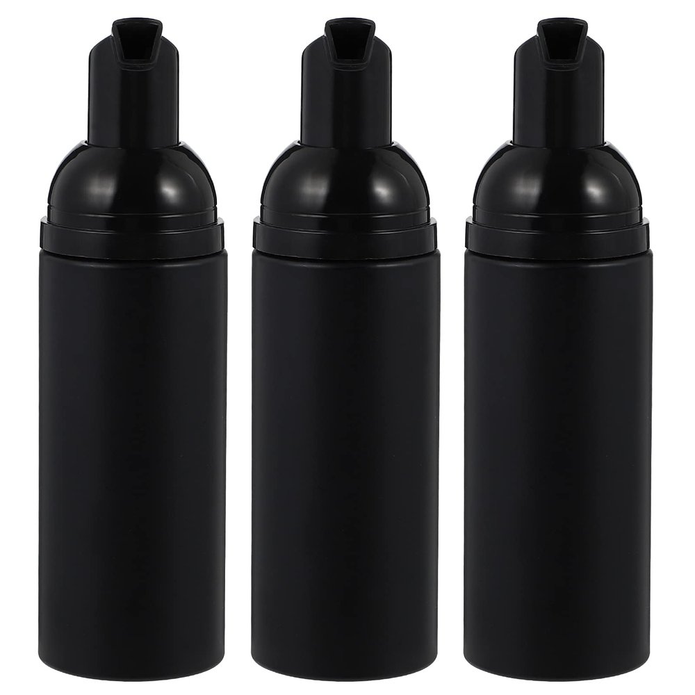 Uonlytech Foaming Soap Dispenser Bottle 3pcs 50ml Refillable Travel Shampoo Pump Bottle Mini Foaming Pump