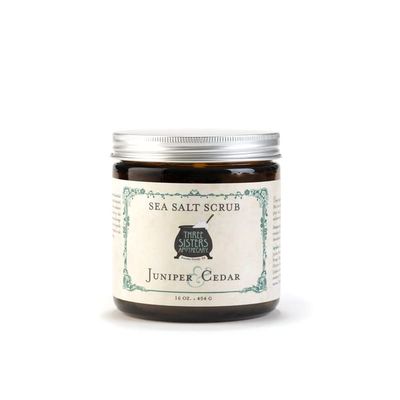 Three Sisters Apothecary 16 oz. Sea Salt Scrubs (Juniper and Cedar)