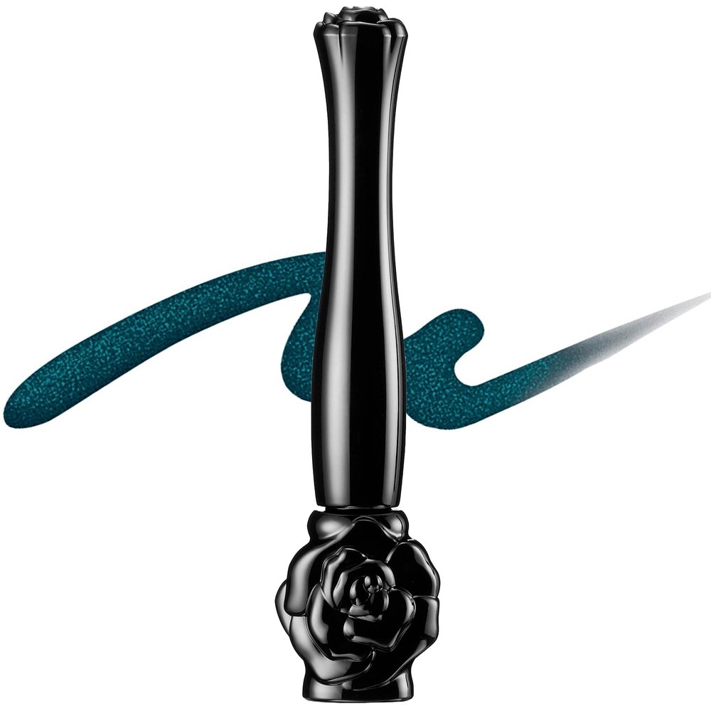 ANNA SUI Perfect Eyeliner - Navy Black - Glossy Shine - Creates Impact Eyes - Smudge-Proof - Long-Lasting - Easily Removed - 002 Mysterious Black - 0.13 fl oz