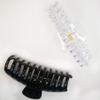 Accglory Jumbo 5.5 Inches Hair Clips for Extra Thick Hair - Long Butterfly Hair Accessories for Women, 2 Counts (Black and Clear) view 3